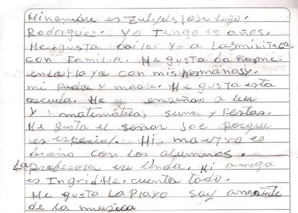 Suleyvis' Writing